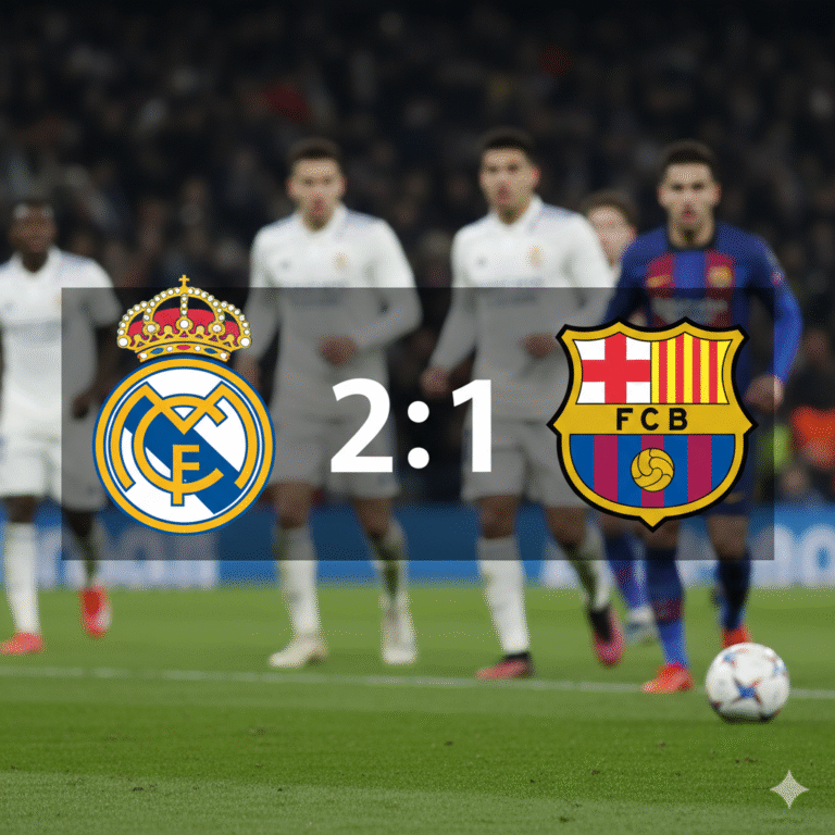 Na Santiago Bernabéu byliśmy świadkami elektryzującego spotkania, w którym Real Madryt pokonał Barcelonę 2:1