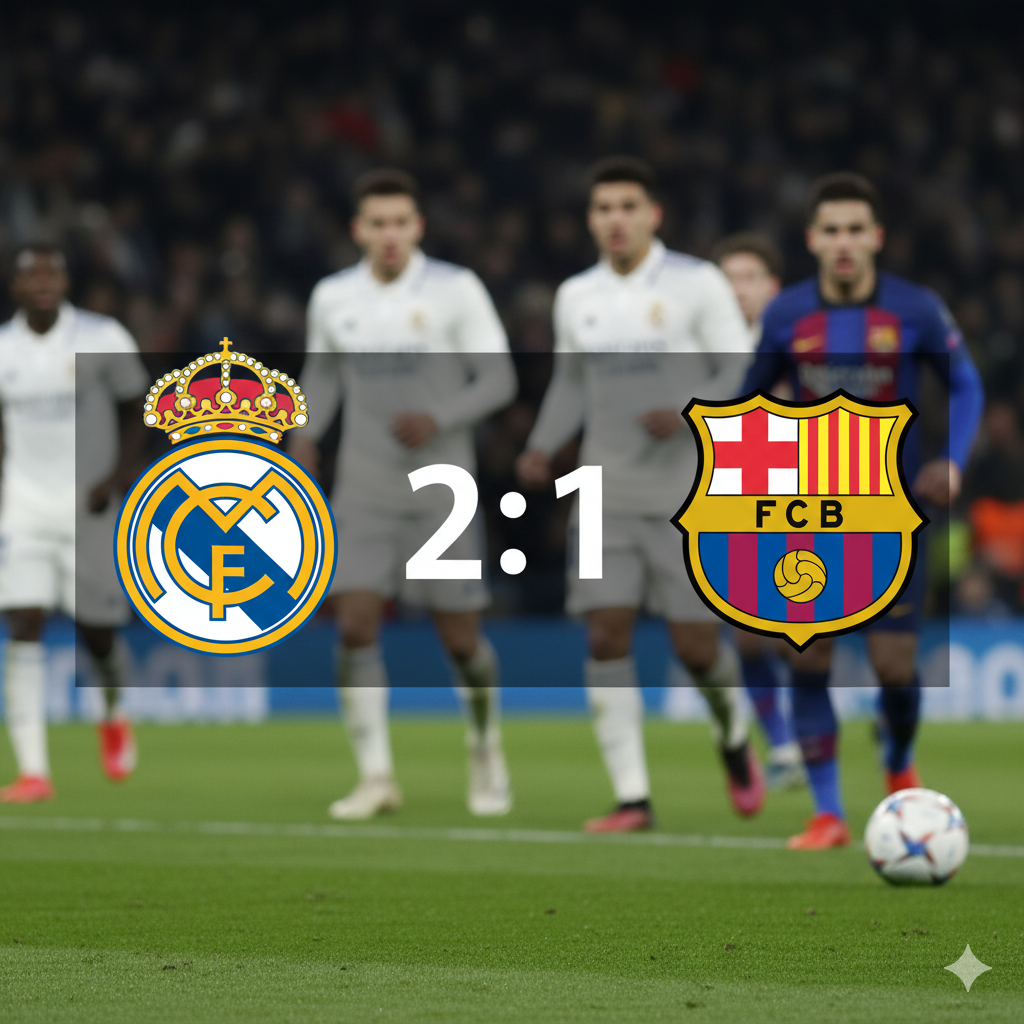 Na Santiago Bernabéu byliśmy świadkami elektryzującego spotkania, w którym Real Madryt pokonał Barcelonę 2:1